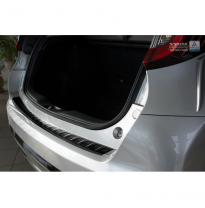 Protector Paragolpes Trasero Negro Acero Inox Honda Civic Ix 5-Doors Facelift 2015- &#039;Ribs&#039;